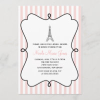 Chá de panela de Torre Eiffel Rosa