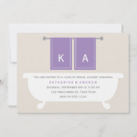 Chá de panela de Torres Banheiras Violeta Monogram