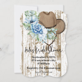 Convite chá de panela de vaqueira