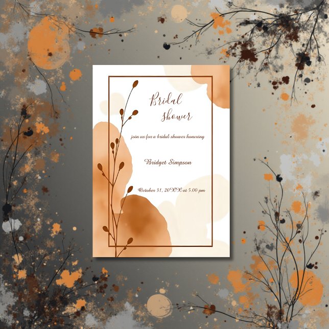 Convite chá de panela de vassoura abstrato russo (Criador carregado)