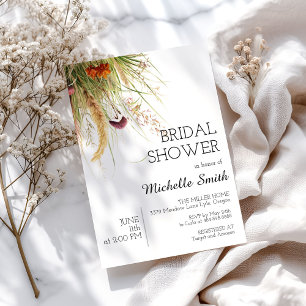 Convite Chá de panela de Verão de Grama Selvagem