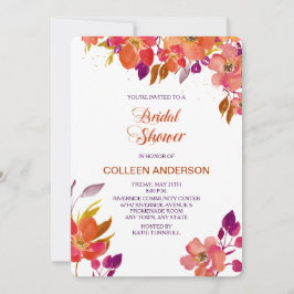 Convite Chá de panela de Verão Elegante