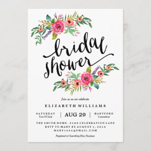 Convite Chá de panela de Verão mais doce