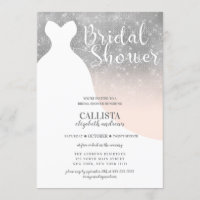 Chá de panela de Vestido da Lata-Rosa Blush