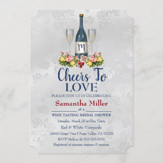 Convite Chá de panela De Vinhos