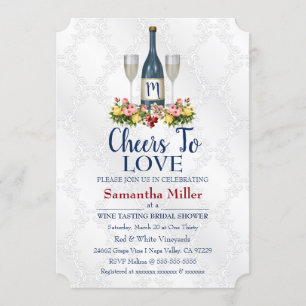 Convite Chá de panela De Vinhos