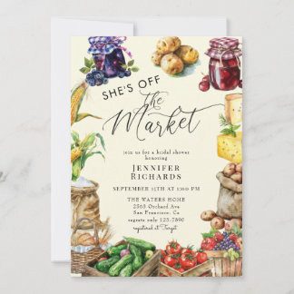 Convite Chá de panela De Vintage Na Rússia Para Os Agricul