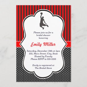 Convite Chá de panela do basquetebol