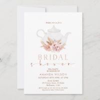 Chá de panela do Partido Boho Floral Teapot Tea