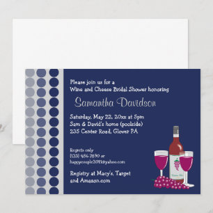 Convite Chá de panela do Partido do Vinho e do Queijo