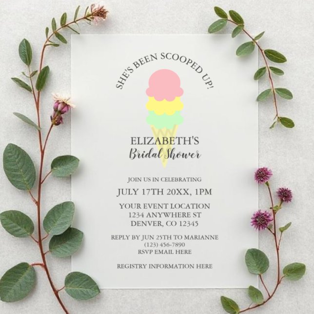 Convite Chá de panela do Sorvete cooptado (Criador carregado)