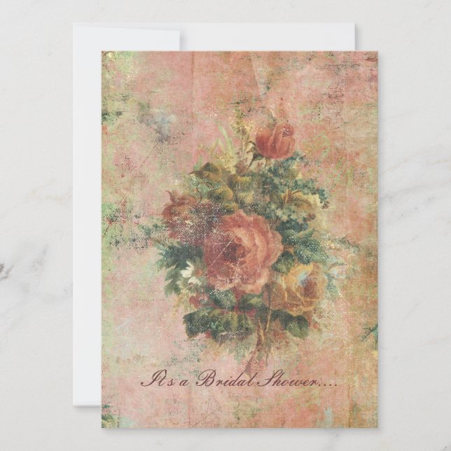 Convite Chá de panela dos rosas da couve (Frente)