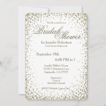 Chá de panela | Dourado Confetti