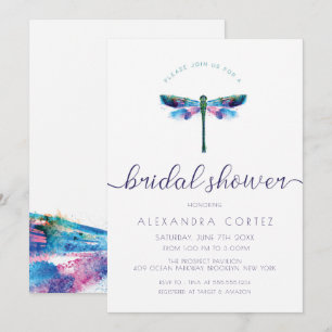 Convite Chá de panela Dragonfly