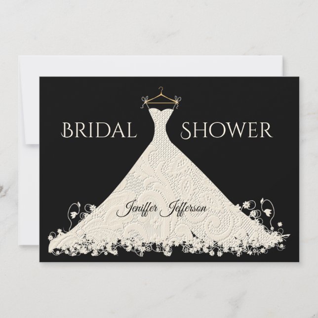 Convite Chá de panela Elegante (Frente)