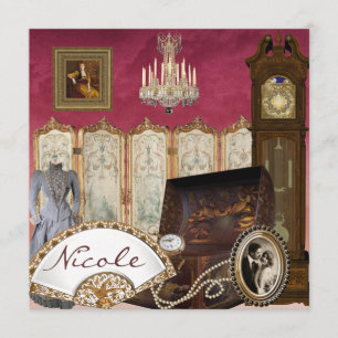 Convite Chá de panela ELEGANTE