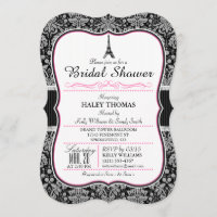 Chá de panela Elegante da Torre Eiffel; Damasco Pr