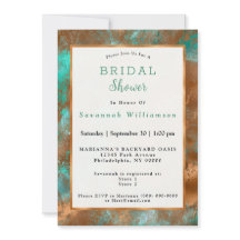 Chá de panela Elegante de Cobre Patina