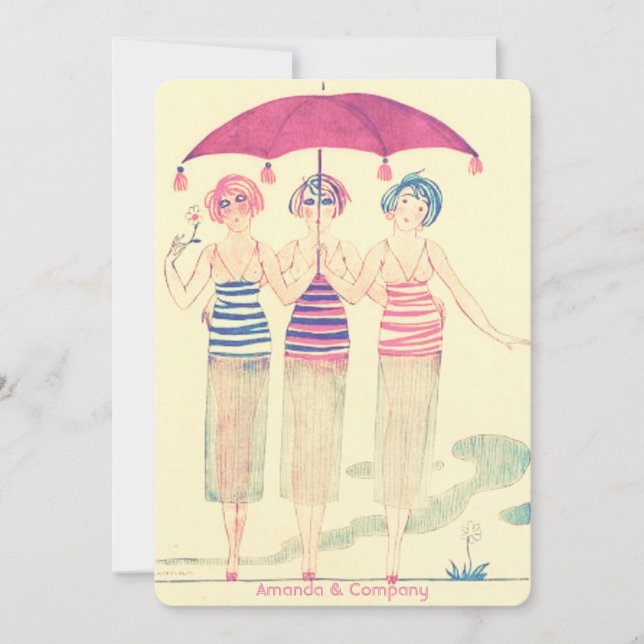 Convite chá de panela Engraçado (Frente)