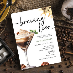 Convite Chá de panela Espresso Martini