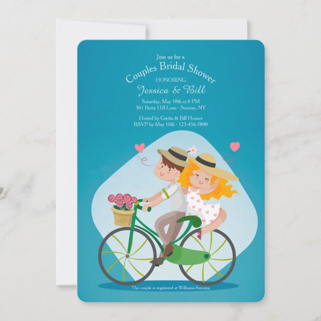 Convite Chá de panela Eu e Você Casais (Frente)