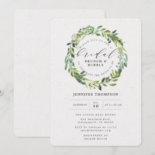 Convite Chá de panela Eucalyptus Foliage