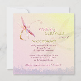 Convite Chá de panela Exclusivo do Tema Dragonfly