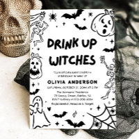Chá de panela Fantasma de Halloween Desenhado à Mã