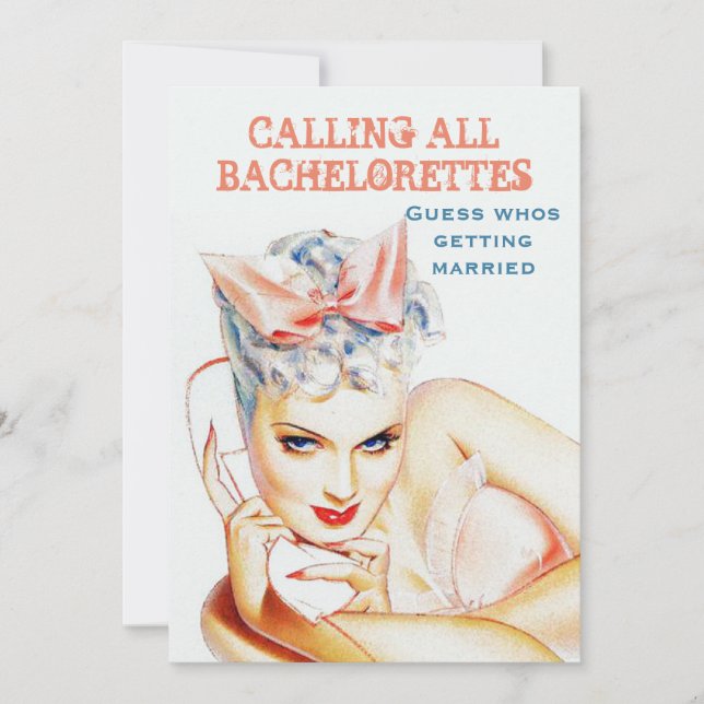 Convite Chá de panela, festa de solteira (Frente)