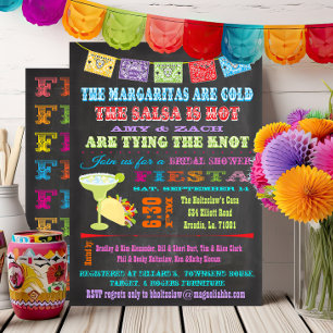 Convite Chá de panela Fiesta Mexicano