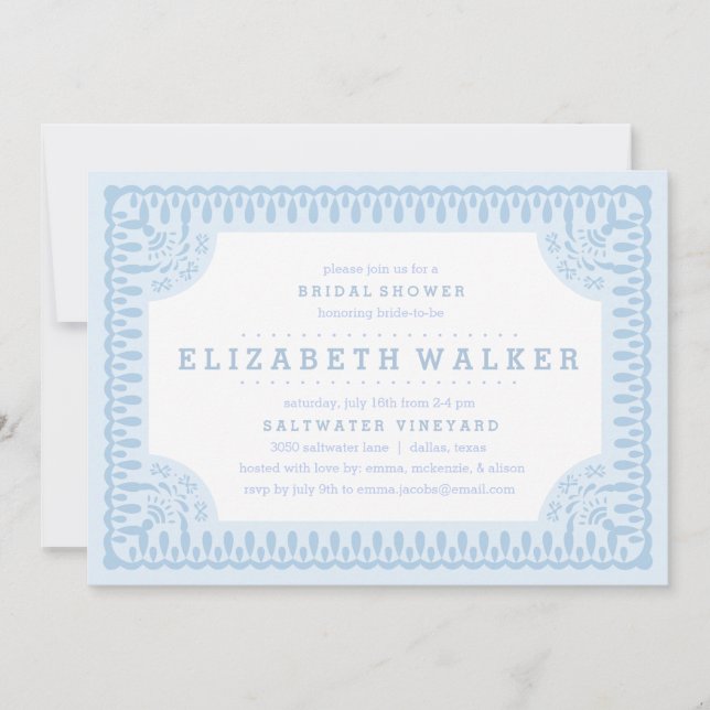 Convite Chá de panela | Fiesta Olé (Frente)