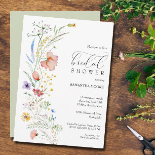 Convite Chá de panela Floral Chic