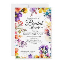 Chá de panela Floral Colorida