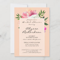 Chá de panela Floral Cor-de-Rosa e Branco - 2B Ros