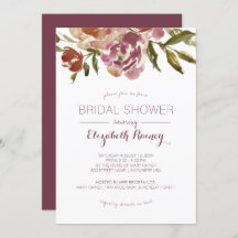 Chá de panela Floral de Marsala