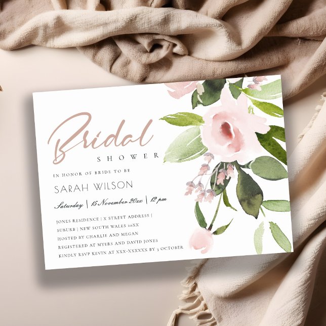 CONVITE CHÁ DE PANELA FLORAL DE PINCO BRANCO DE LAVAGEM SU (Criador carregado)