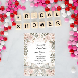 Convite Chá de panela Floral e Elegante de Arco Chic Water