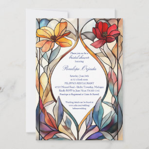 Convite Chá de panela Floral Elegante