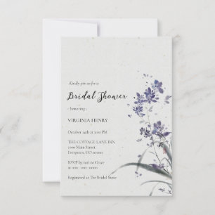 Convite Chá de panela Floral Elegante Boho