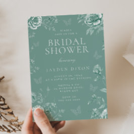 Convite Chá de panela Floral Encantado da Sage