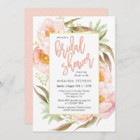 Chá de panela Floral Feminino de Peões Rosa