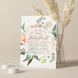 Convite Chá de panela Floral Midverão
