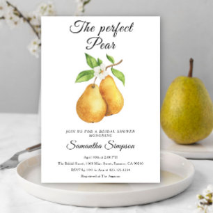 Convite Chá de panela Floral Perfeito de Pear Perfeito com