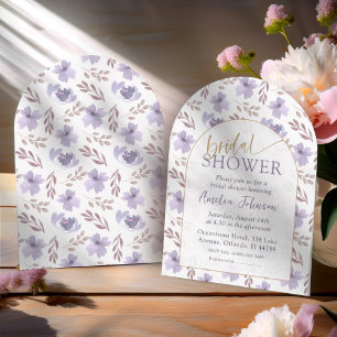 Convite Chá de panela Floral Puro e bonito