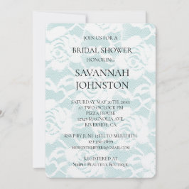 Convite Chá de panela Floral Romântico de Meninas Brancas