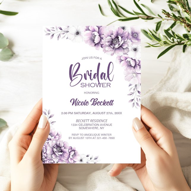 Convite Chá de panela Floral Rosa (Criador carregado)