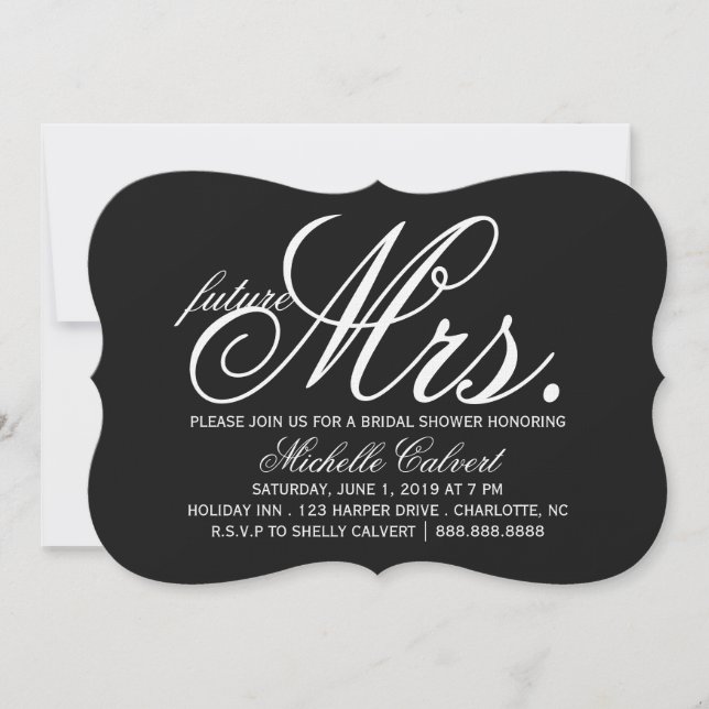 Convite Chá de panela| futura Sra. III (Frente)