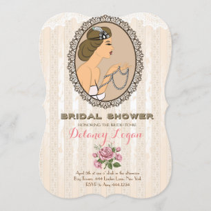 Convite Chá de panela Gatsby