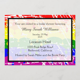 Convite Chá de panela Gay