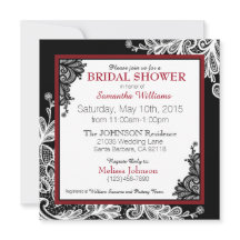 Chá de panela Gótico preto branco